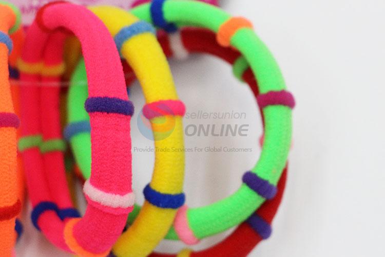 China Wholesale Colorful Hair Rings Set