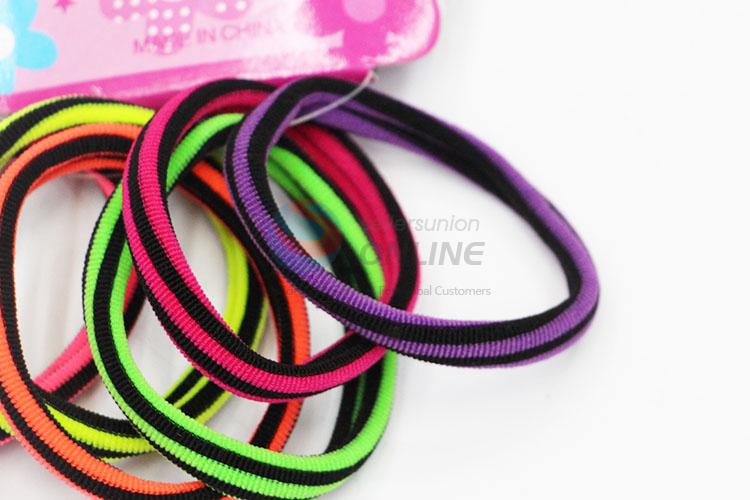 Promotional Colorful Hair Rings Set