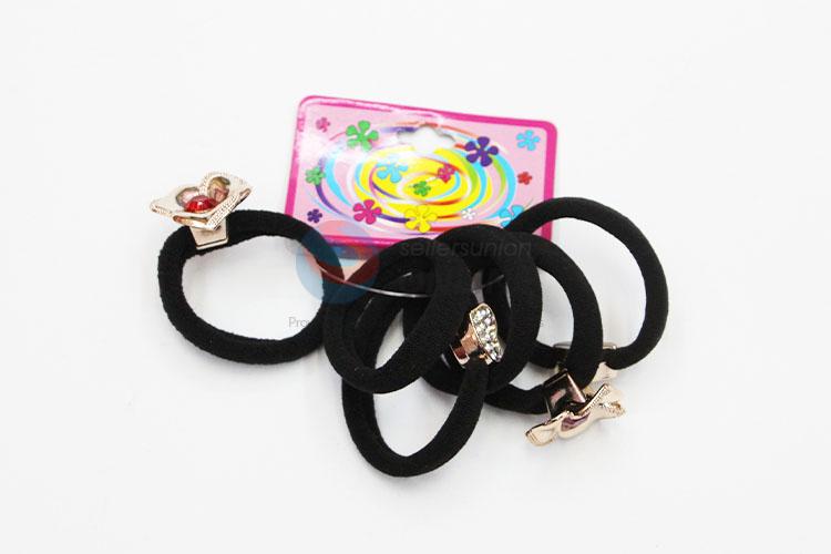 China Manufacturer Black Hair Rings Set