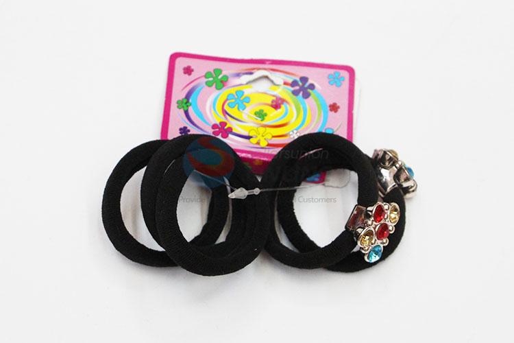 Direct Factory Black Hair Rings Set