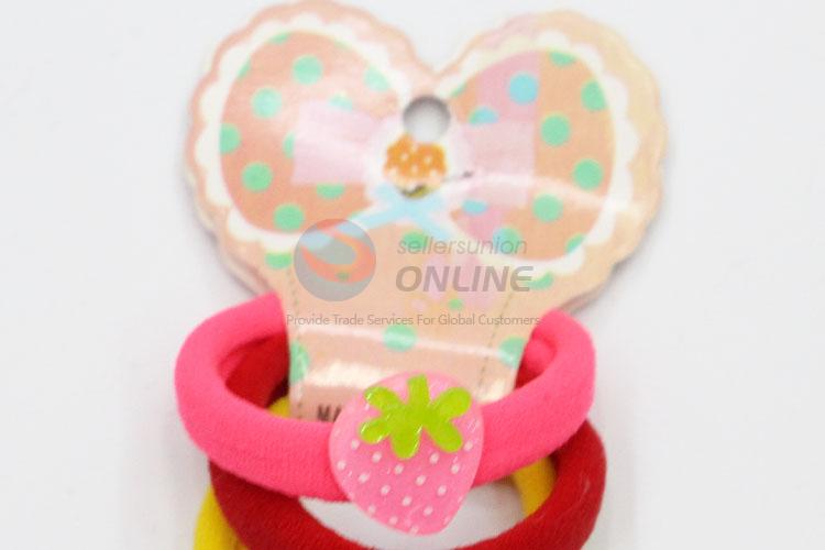 Low Price Colorful Hair Rings Set