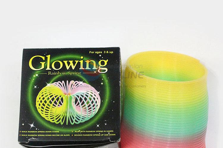 Fashion Design Magic Rainbow Coil Spring Slinky Colorful Novelties Educational Toy