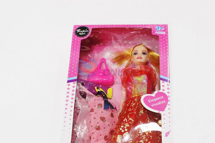 Best low price top quality dress up doll toy