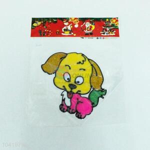 Cute dog pattern decorative window sticker