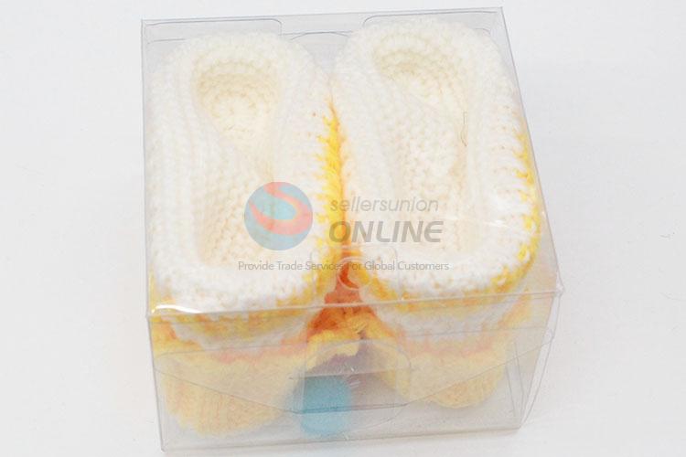 Soft Newborn Hand Crochet Knit Booties Knitting Baby Shoes