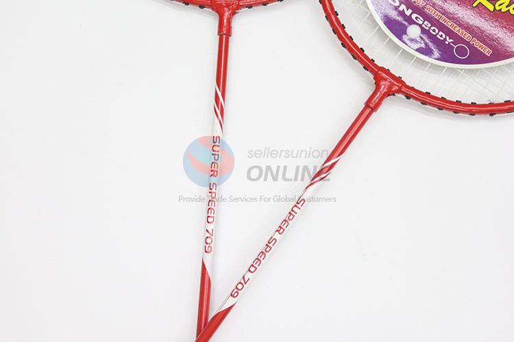 Nice-looking cheap iron alloy badminton racket