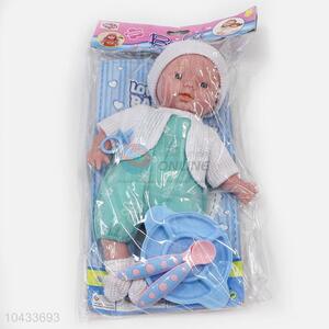 Best Sale 32cm Cotton Body Lifelike Baby Doll with 6 Sound