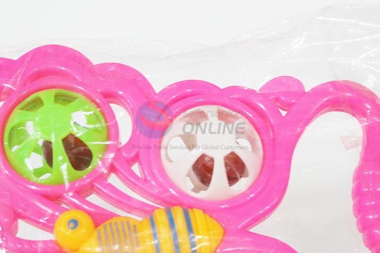 New Arrival Butterfly Shaped Plastic Baby Rattle Toys