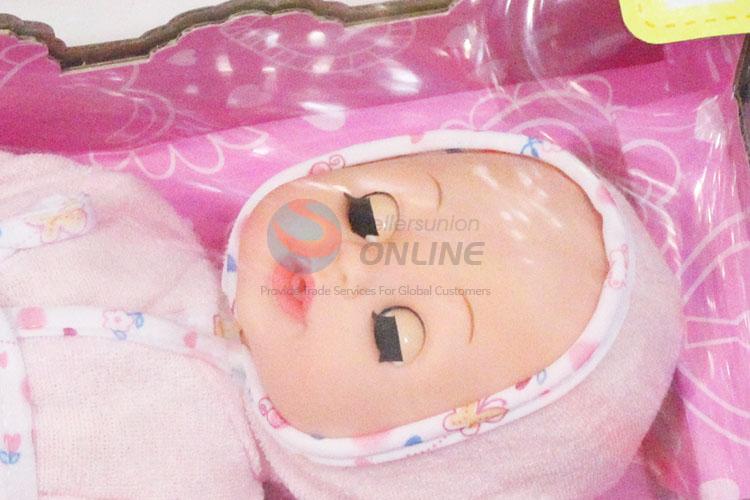 Hot Sale 14 Inch Doll Toys Feeding Set,Best Gift For Girl