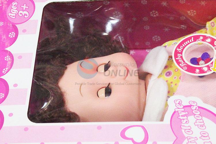 Wholesale Custom Cheap Cute Doll Toys Stroller Set,16 Inch