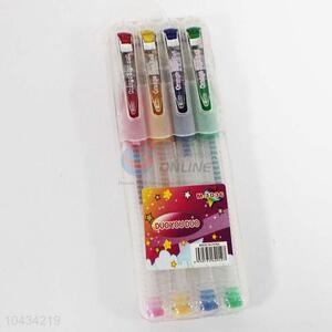 Factory price 4pcs colorful glitter gel pen
