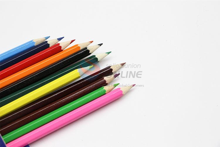 Factory Direct High Quality 12pcs Safe Non-toxic Colored Pencil for Kids