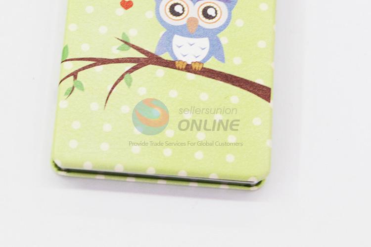 Wholesale Owl Pattern Folding Makeup Mirror for Sale