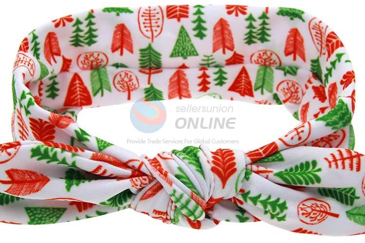 Fashion Printing Christmas Headband Baby Hair Band