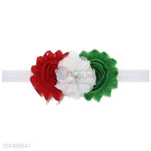 Wholesale Christmas Flower Hairpin Colorful Hair Band For Baby