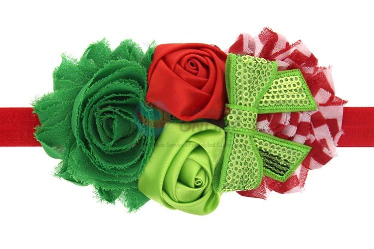 Delicate Design Colorful Hair Band Christmas Headband For Baby