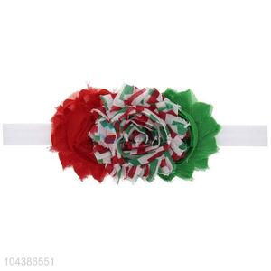 Good Quality Colorful Christmas Flower Hair Band For Baby