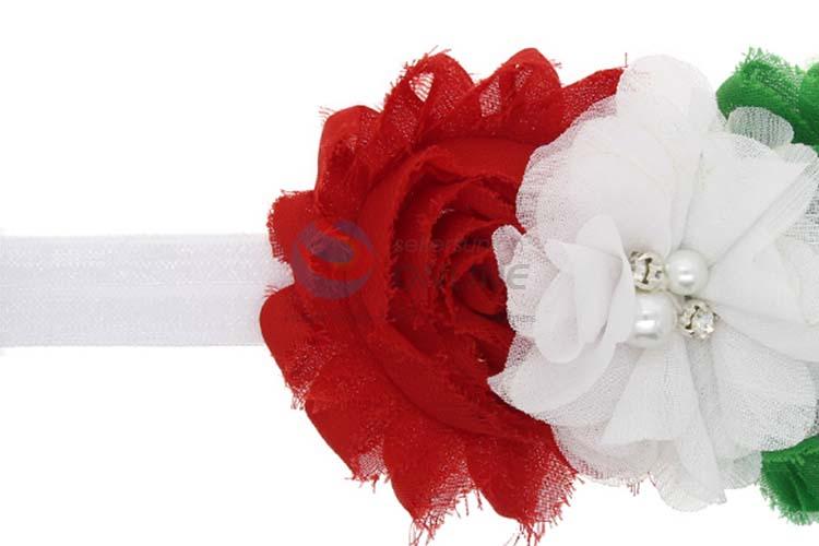 Wholesale Christmas Flower Hairpin Colorful Hair Band For Baby