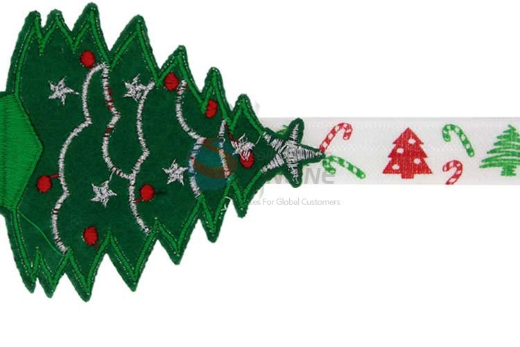 Custom Colorful Christmas Baby Headwear Christmas Tree Hair Band