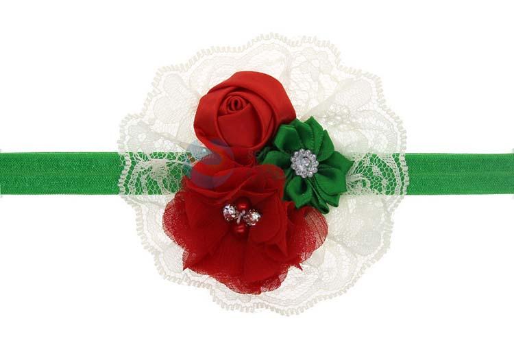 Lovely Design Christmas Hair Band Baby Hair Ribbon