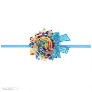 Custom Colorful Christmas Hair Band Bowknot Headband For Baby