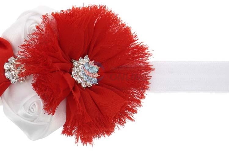 Best Quality Handmade Chiffon Flower Elastic Hair Band