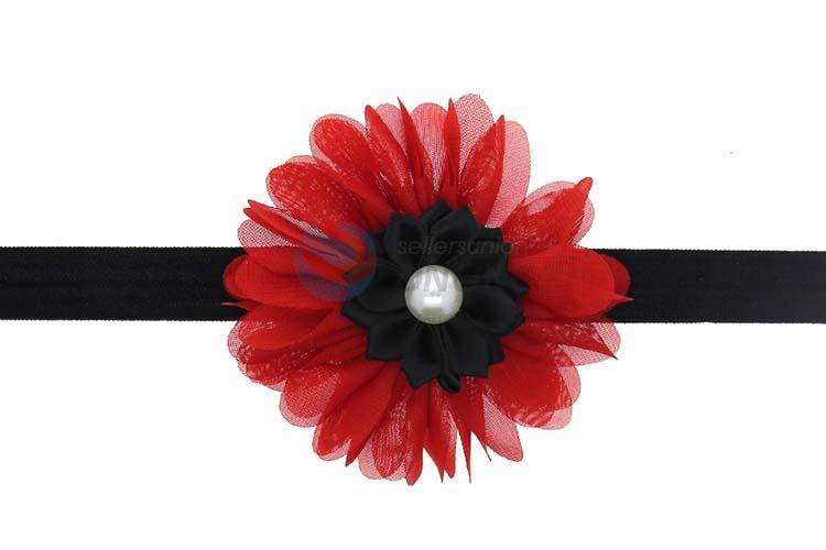 Wholesale Colorful Flower Hair Band Baby Christmas Headwear