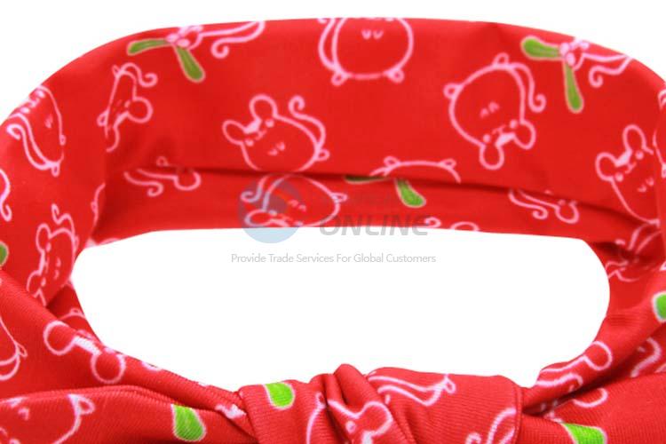 Cartoon Printing Baby Hair Accessory Christmas Hair Band