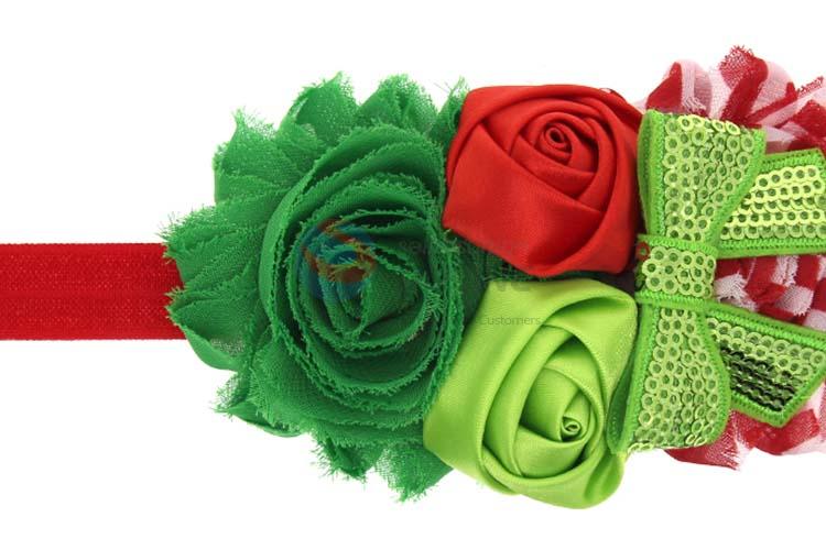 Delicate Design Colorful Hair Band Christmas Headband For Baby