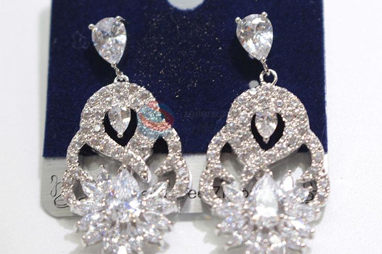 Funny popular zircon earring