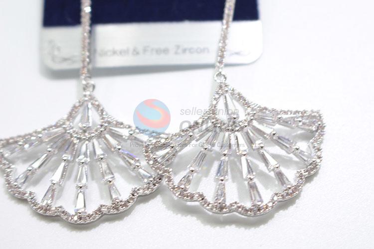 Factory promotional customized zircon earring