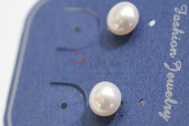 New arrival pearl&zircon ear stub