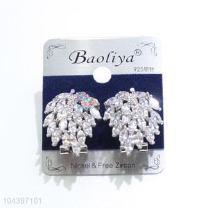 Latest arrival zircon ear stub