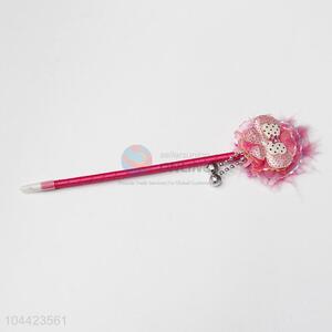 New Arrival Plastic Ball-point Pen with Flower Top