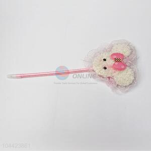 Latest Design Cartoon Lovely Ball Point Pen with Rabbit Top