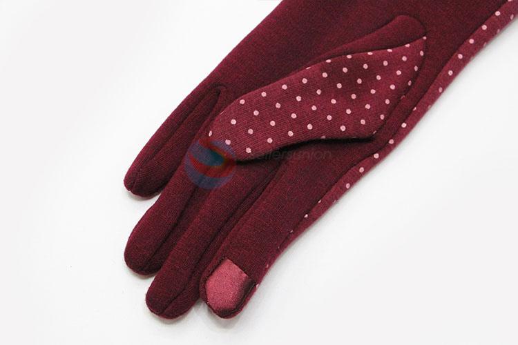 Factory Excellent Winter Women Warm Mitten Fashion Gloves