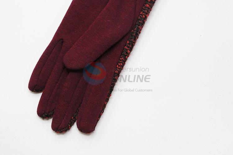 Popular Wholesale Female Gloves Women's Winter Outdoor Full Fingers Mittens Glove