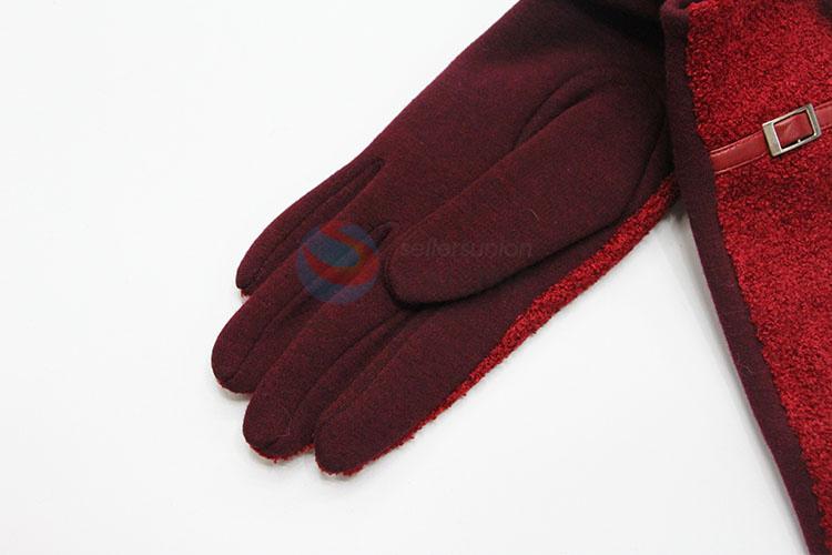 Top Selling Female Gloves Women's Winter Outdoor Full Fingers Mittens Glove