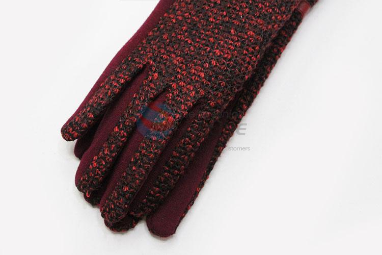 Popular Wholesale Female Gloves Women's Winter Outdoor Full Fingers Mittens Glove