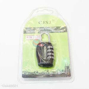 Popular Style Black Color Combination Travel Suitcase Luggage Lock Padlock