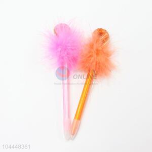 Donuts Design Feather Plastic Ballpoint Pen