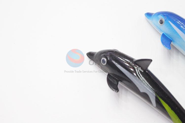 Lovely Dolphin Design Plastic Ballpoint Pen