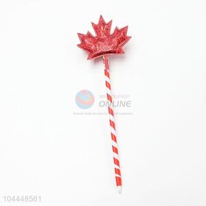 Maple Leaves Design Plastic Ballpoint Pen