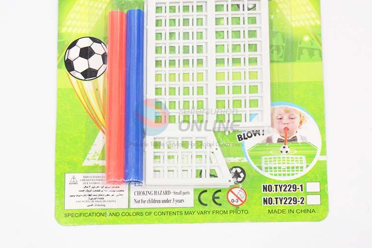 Hot Sale Mini Football Game Toy Blow Football Toy