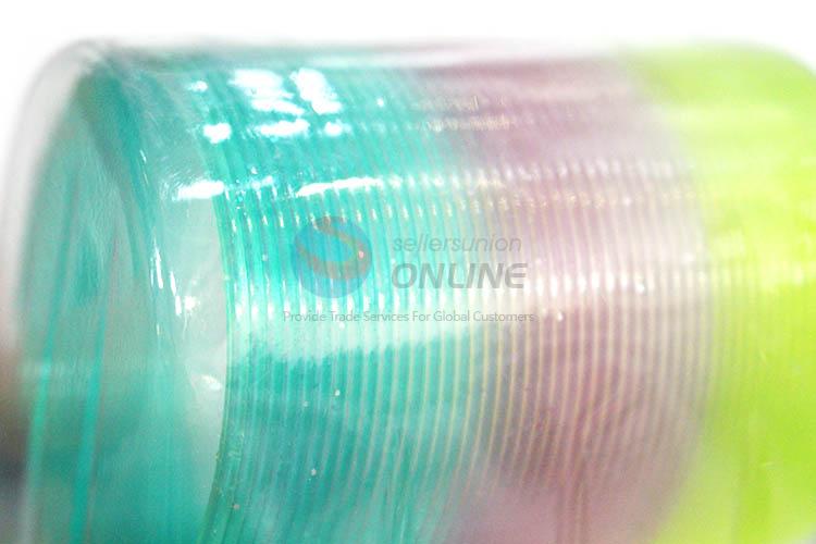 Popular Colorful Plastic Slinky Rainbow Spring For Kids