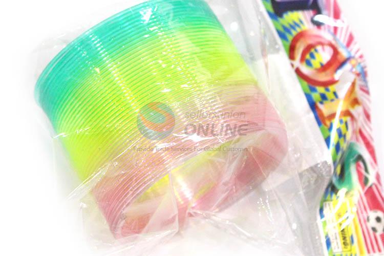 Best Selling Plastic Rainbow Spring Kids Educational Toy