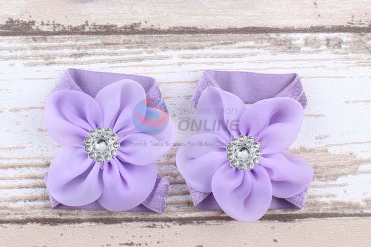 Best Selling Chiffon Flower Headband For Girl