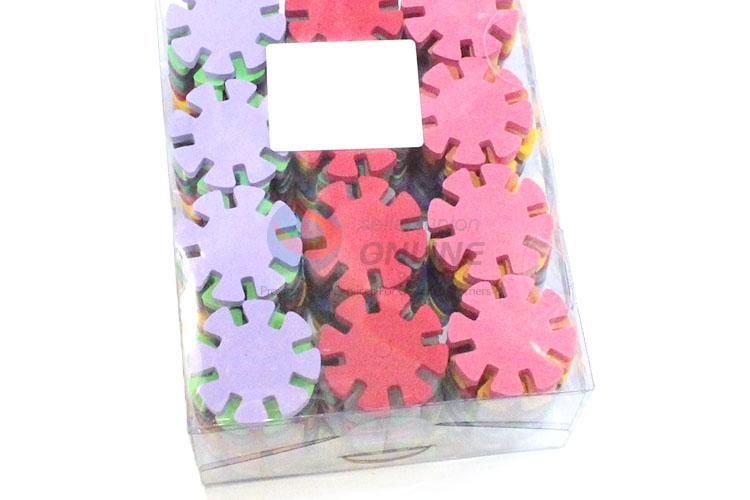 Best Quality Colorful Plastic 144 Pieces Snowflake Blocks For Children