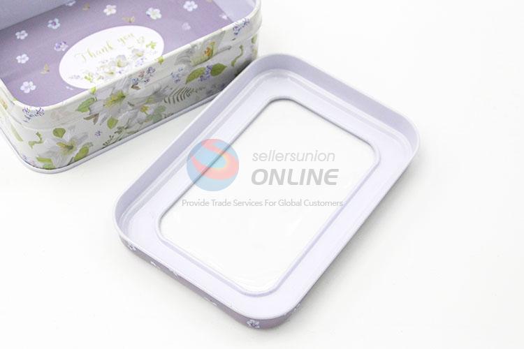 Custom Printed Tin Storage Boxes Set with Low Price