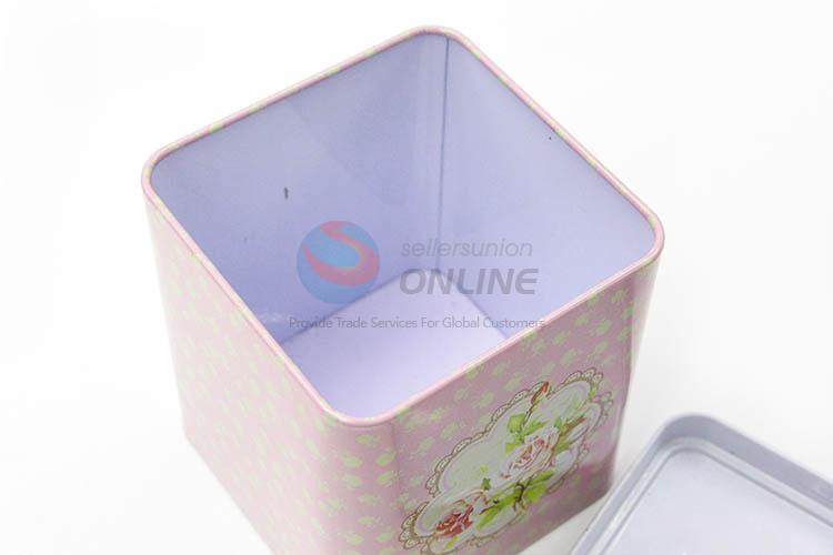 Cheap Price Square Shaped Tin Storage Box Containers Set